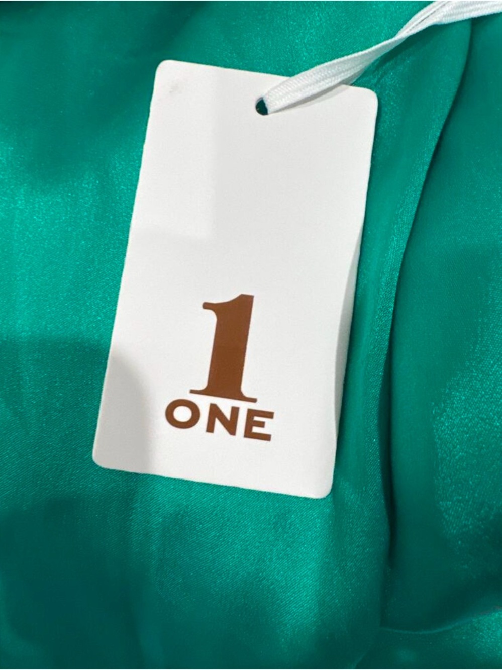 SILK Emerald Green Long Button-Front Maxi Shirt Dress - Picture 7 of 7
